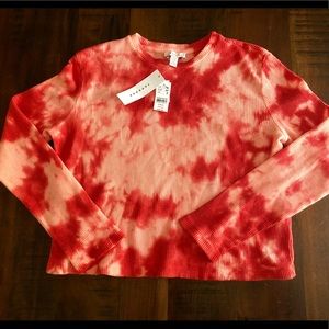 Topshop Tie Dye Crop Top